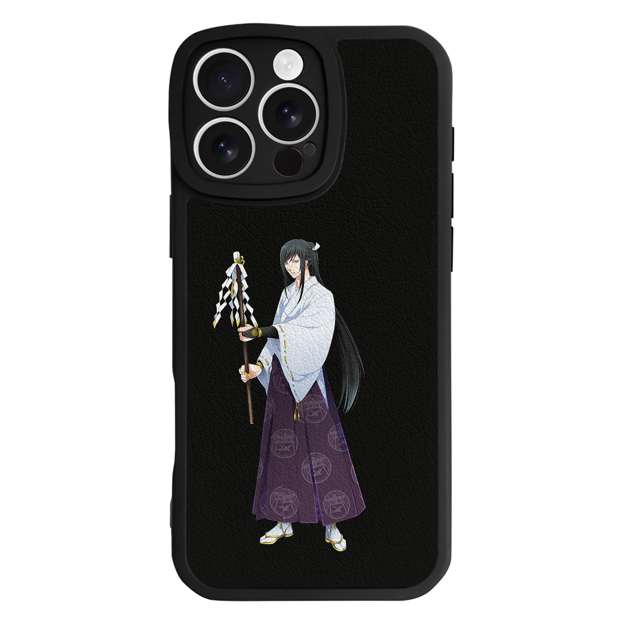 （画像用） 刀剣乱舞 Touken Ranbu 【iPhone 16シリーズ対応】シリコンスマホケース（レザー調） 材質：シリコン